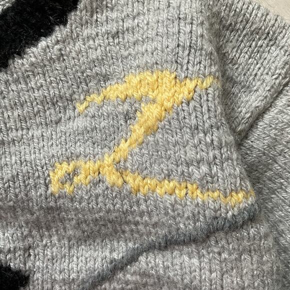 Zorro Boys Handmade Knit Jumper Sweater Large - Picture 3 of 16